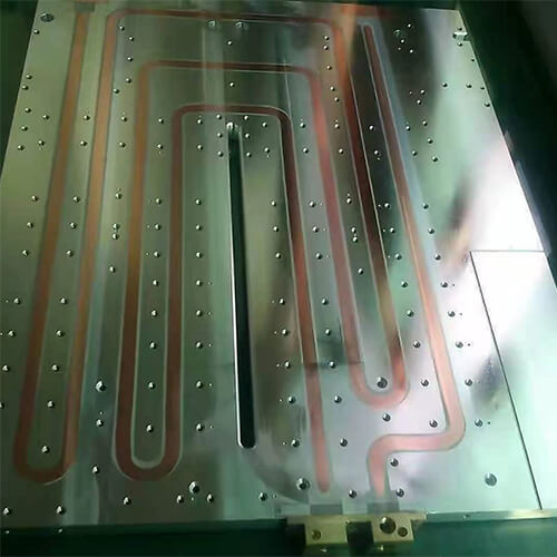 Water cooling plate radiator